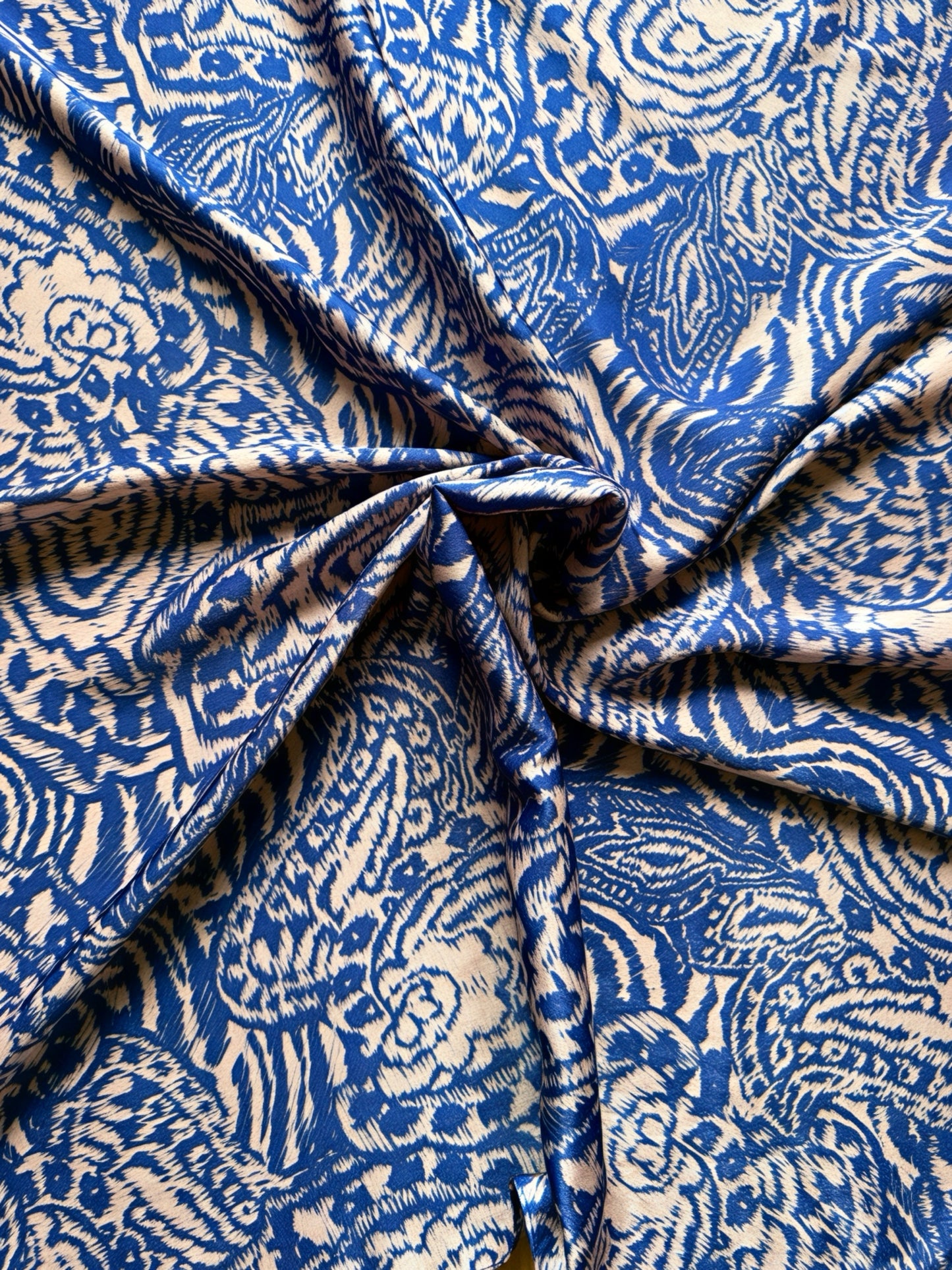 Sapphire Velvet Touch Satin Scarf