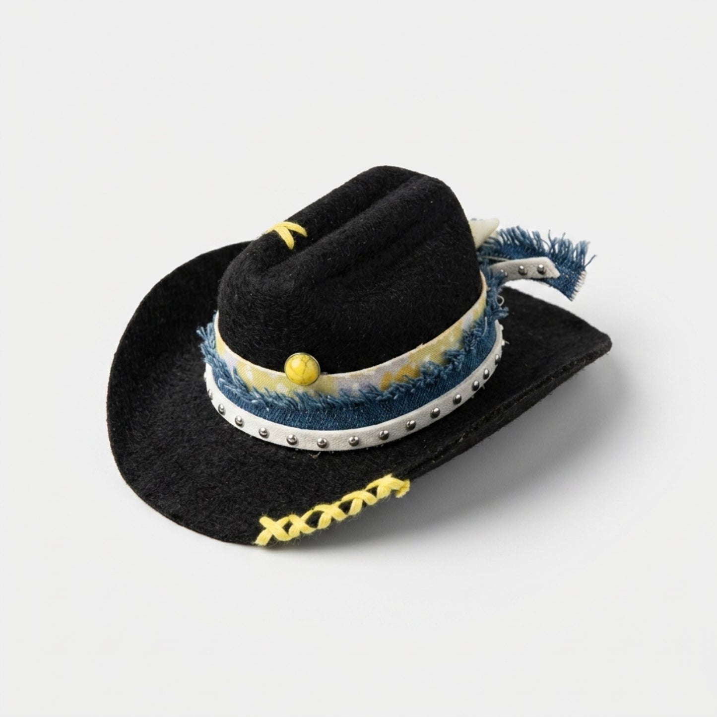 Pet Cowboy Hat | Black (S)