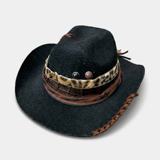 Pet Cowboy Hat | Black (L)