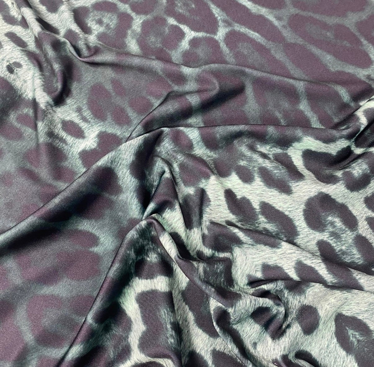 Emerald Leopard Print Scarf