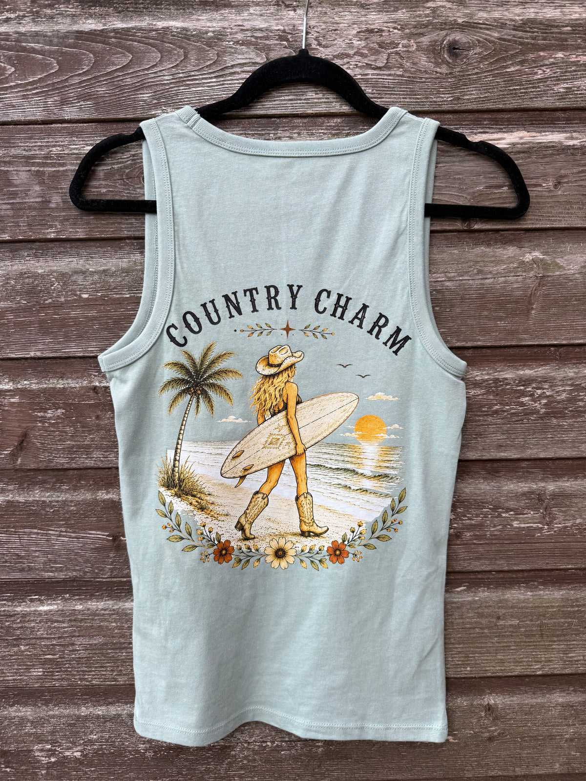 Coastal Cowgirl Western Vest Top