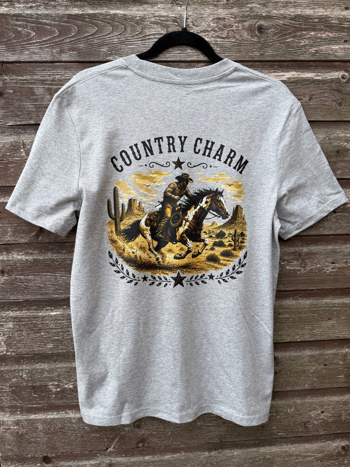 Wild West Rider T-Shirt – Grey