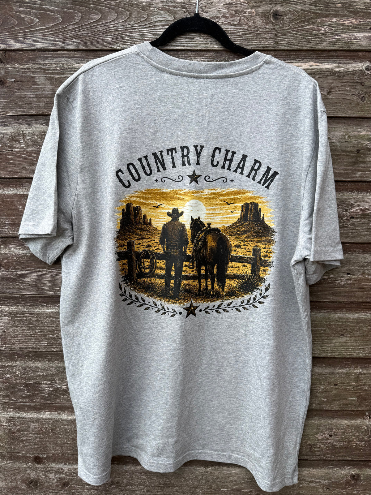 Western Sunset Cowboy T-Shirt