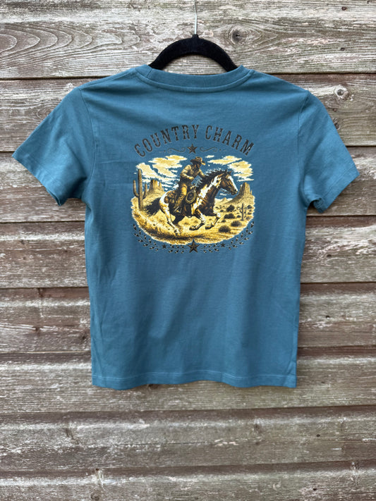 Cowboy Rider Kids T-Shirt
