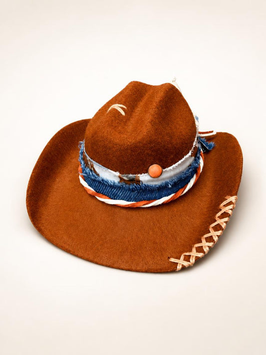 Pet Cowboy Hat | Brown (M)
