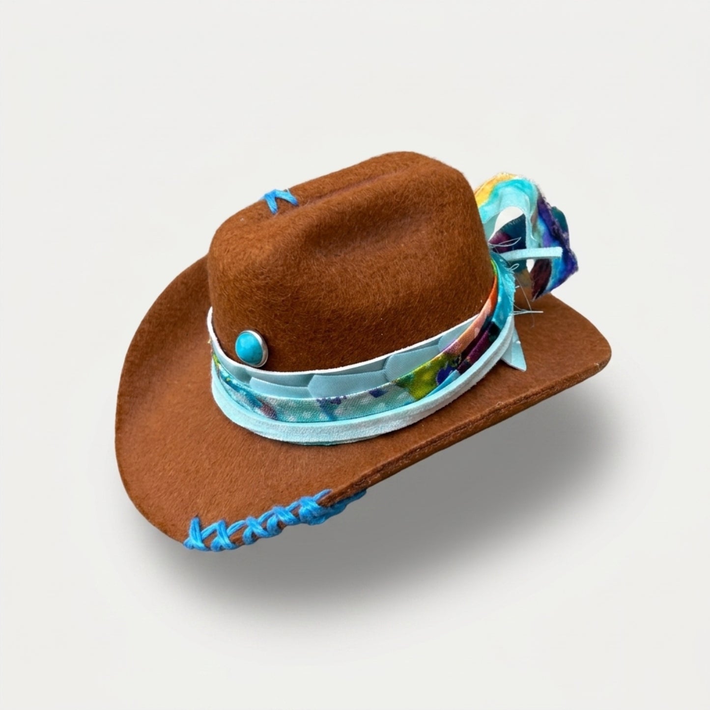 Pet Cowboy Hat | Brown (S)