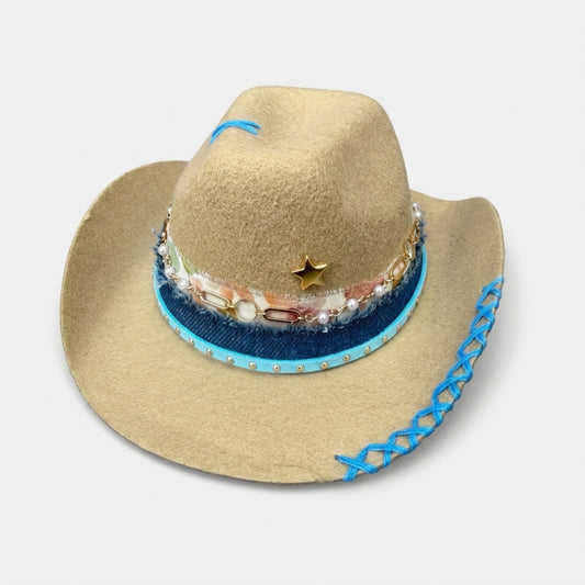 Pet Cowboy Hat | Beige (L)