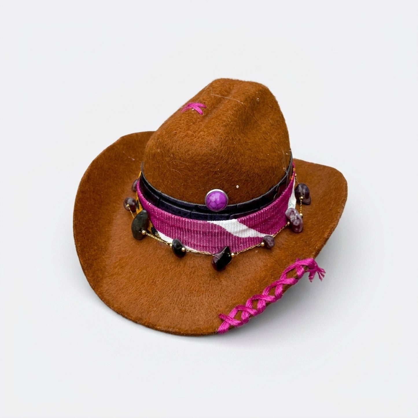 Pet Cowboy Hat | Brown (S)