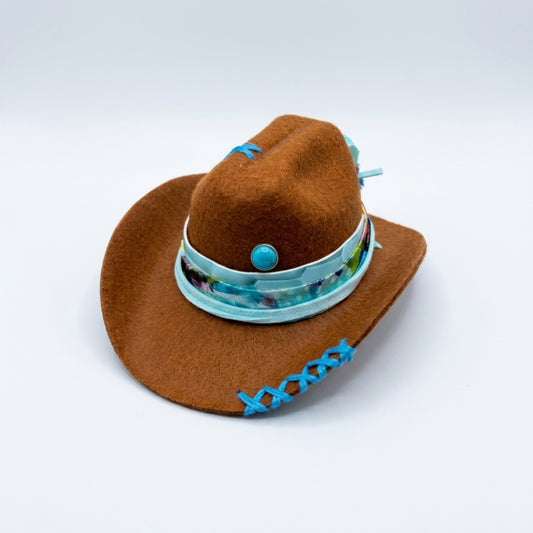 Pet Cowboy Hat | Brown (S)