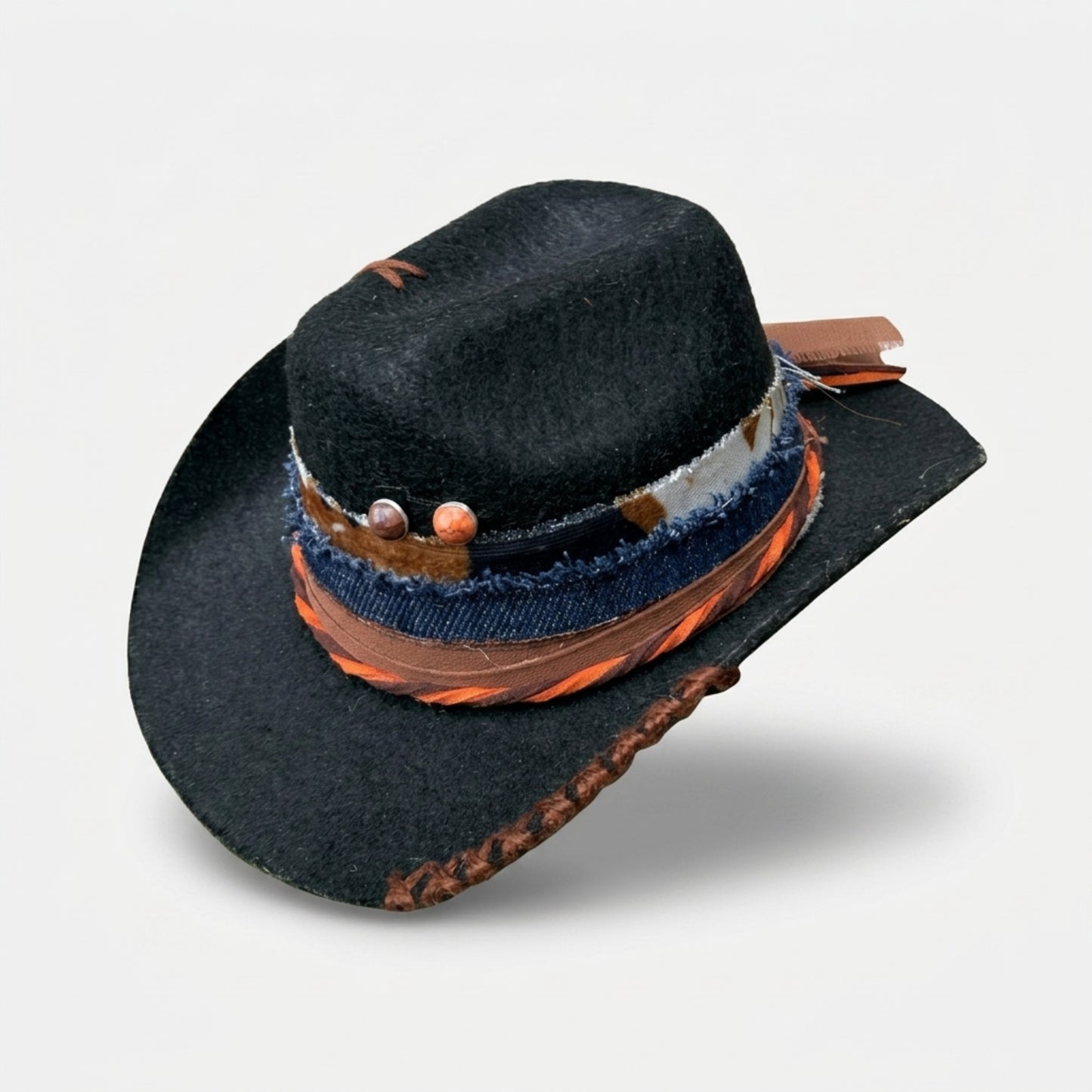 Pet Cowboy Hat | Black (L)
