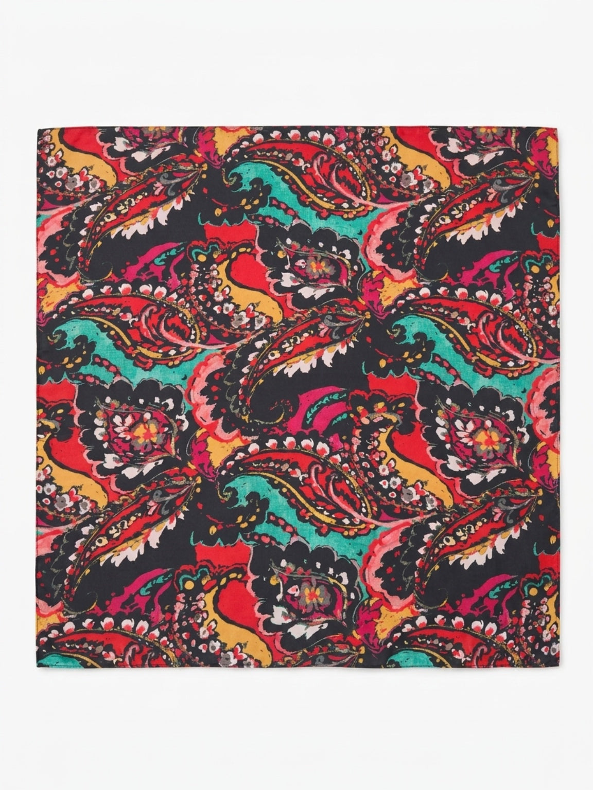 Paisley Satin Scarf