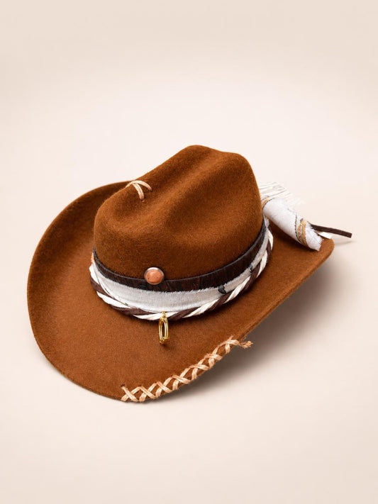 Pet Cowboy Hat | Brown (M)