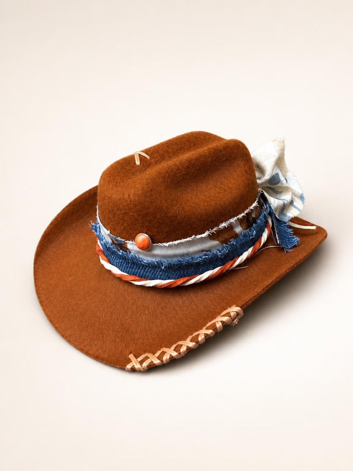 Pet Cowboy Hat | Brown (M)
