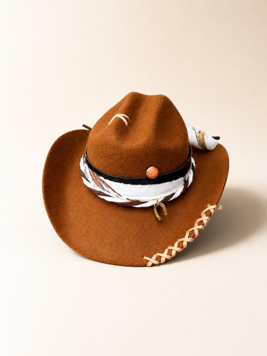 Pet Cowboy Hat | Brown (M)