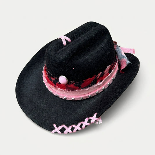 Pet Cowboy Hat | Black (S)