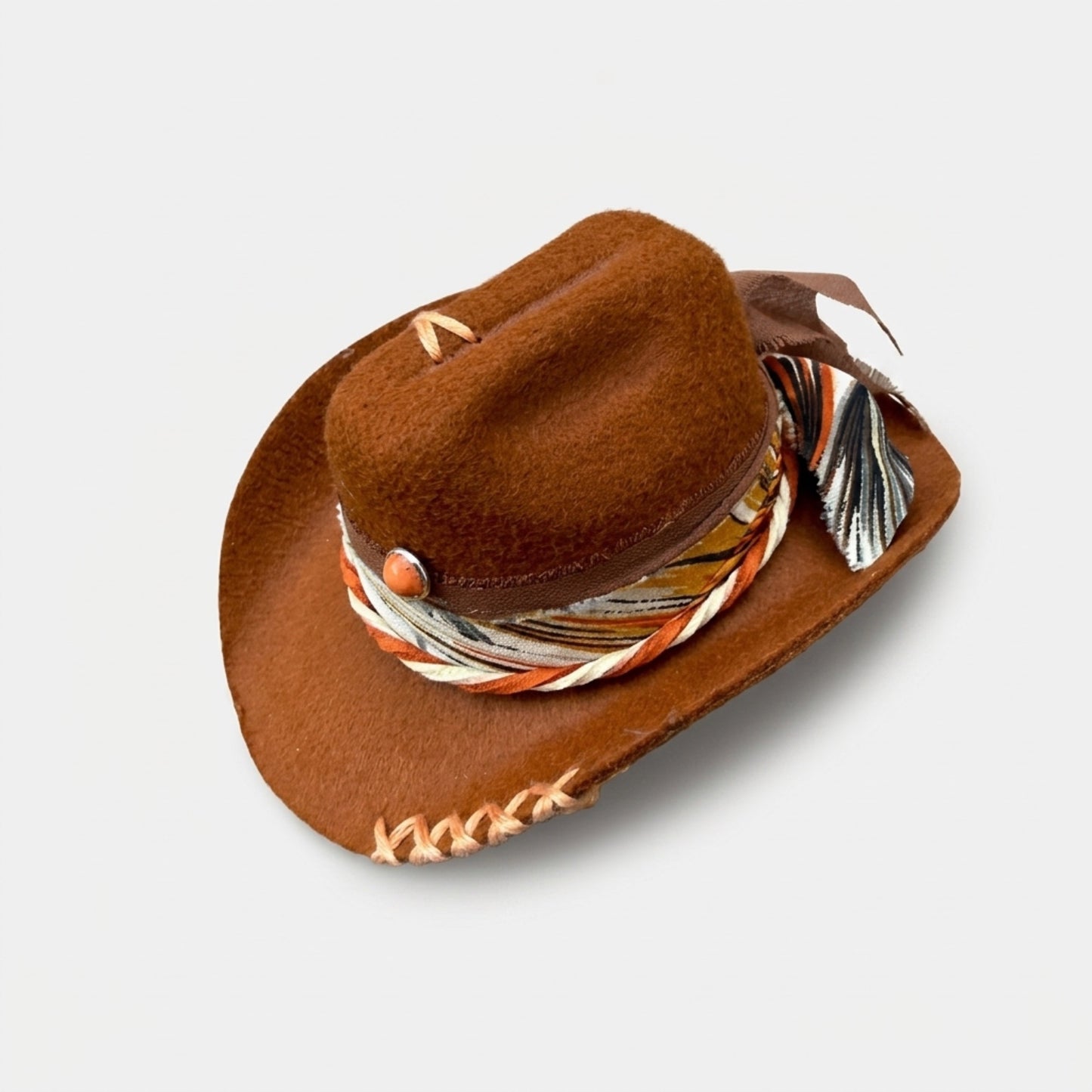 Pet Cowboy Hat | Brown (S)