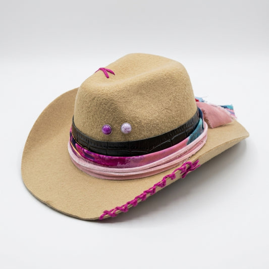 Pet Cowboy Hat | Beige (L)