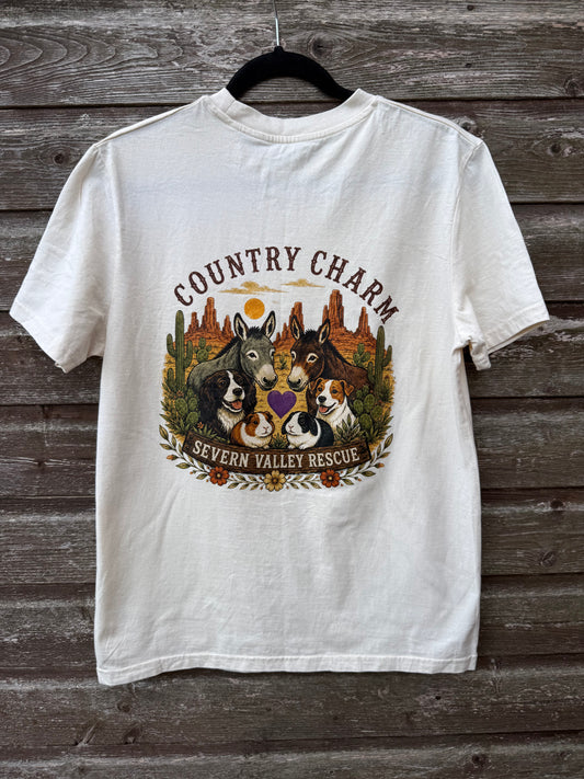 Severn Valley Rescue Adult Charity T-Shirt – Natural Raw