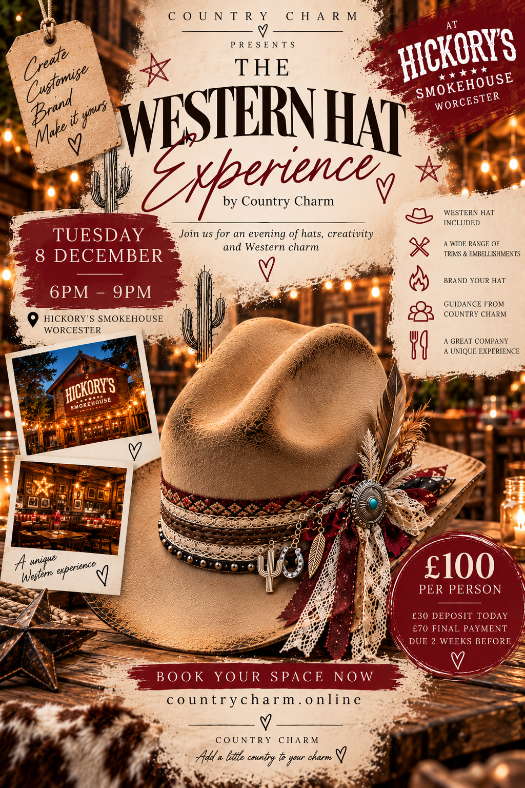The Western Hat Experience – Hickory’s Worcester
