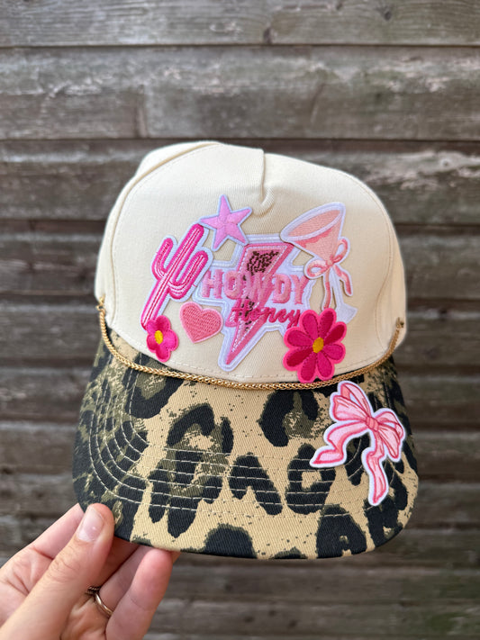 Howdy Honey Leopard Cap