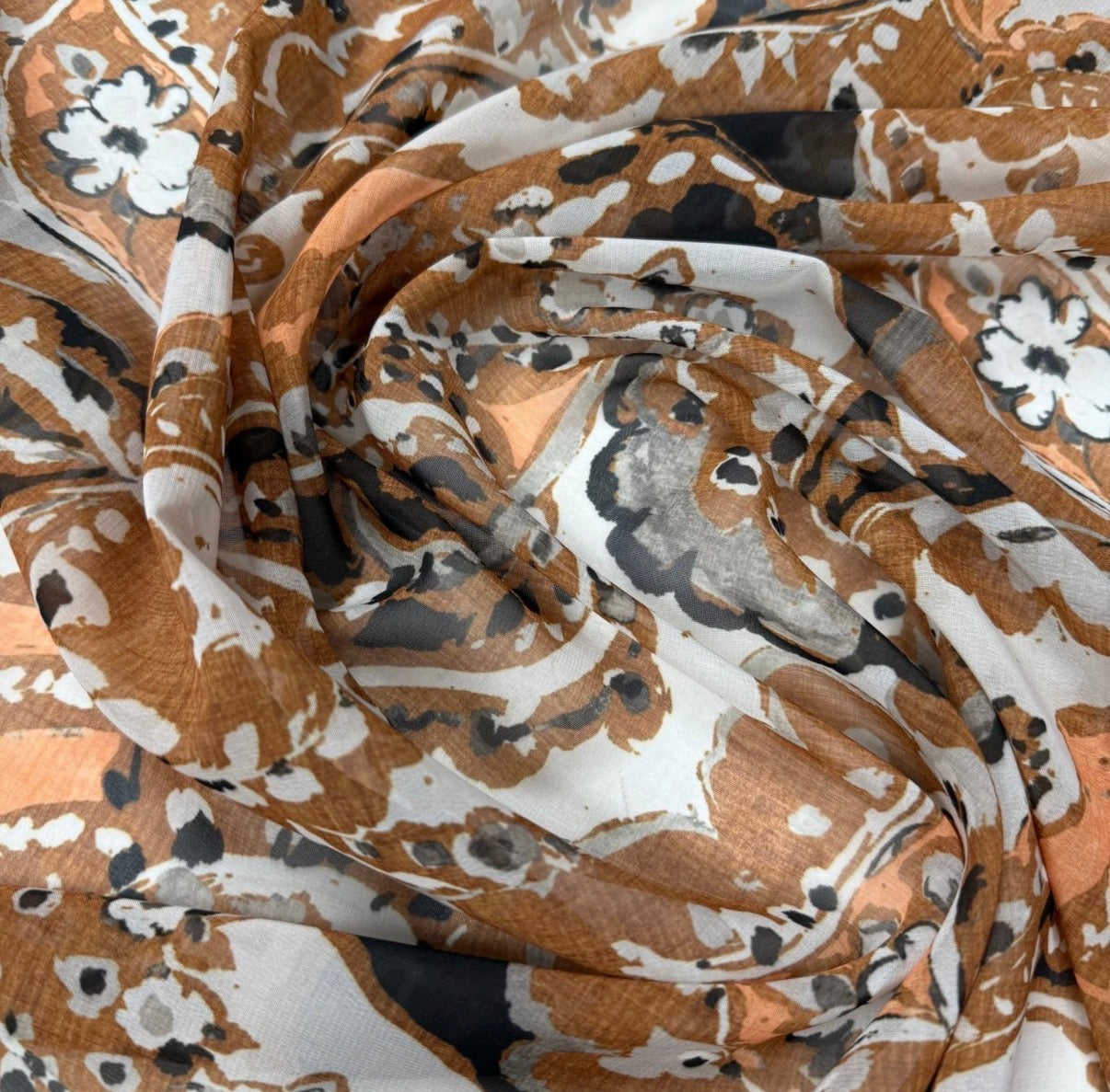 Paisley Satin Scarf